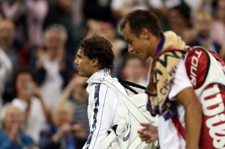 Rafael Nadalilla tuttu piinaaja Wimbledonissa