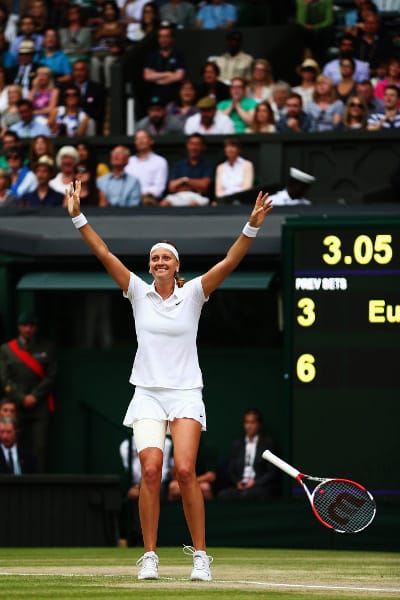Kaksinkertainen mestari ulkona Wimbledonista