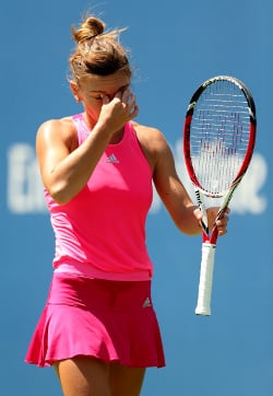 Tenniksen US Openissa paukkui: Simona Halep katsomoon