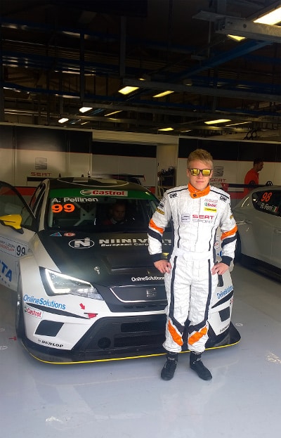 Pellinen ylsi heti huippuvauhtiin Monzassa