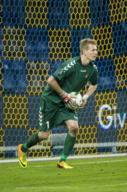 Lukas Hradeckylle nollapeli Tanskan jalkapalloliigassa Lukas Hradeckylle nollapeli Tanskan jalkapalloliigassa