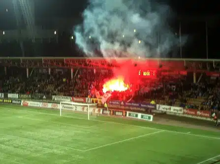 SS: HJK:n faneilta huonoa käytöstä Kuopiossa – sakkoja lienee luvassa