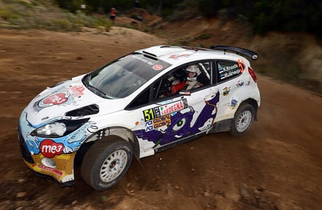 WRC2-luokan johdossa kolaroinut: ”En hel*tissä aio keskeyttää!”