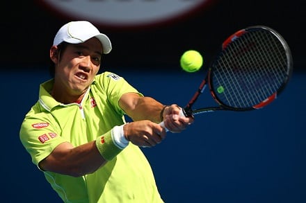 Nishikori taisteli tiukan voiton Lontoossa