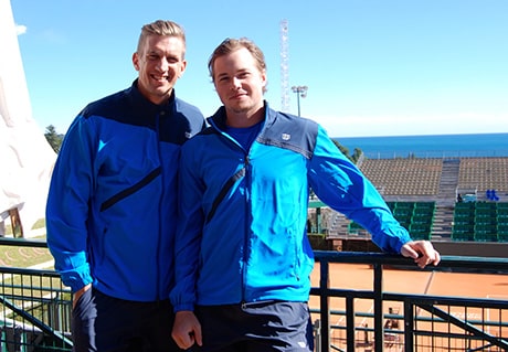 Davis Cup: Nieminen ja Micke Kontinen Monacoa vastaan huomenna