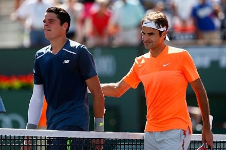 Federer ei antanut Raonicin yllättää