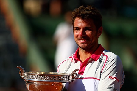 Wawrinka onnensa kukkuloilla voiton jälkeen