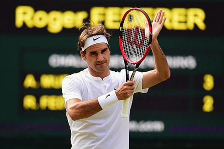 Federer helposti kolmannelle kierrokselle – Kerber joutui urakoimaan