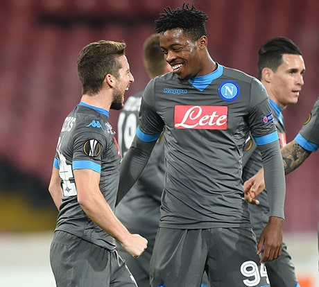 Napoli dominoi D-lohkoa - Sparvin Midtjylland jatkoon Napoli dominoi D-lohkoa – Sparvin Midtjylland jatkoon