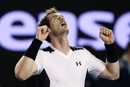 Andy Murray jatkaa neljännesvälieriin