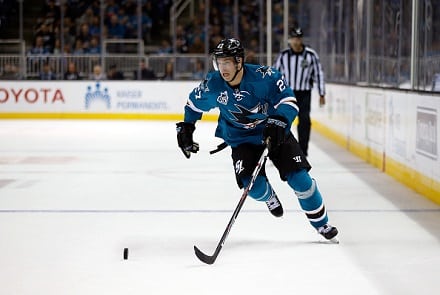 Donskoilla kahden pisteen ilta, San Josen sveitsiläislupaus osui NHL-debyytissään