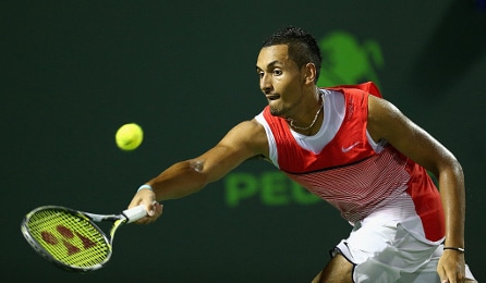 Nick Kyrgios  voittoon Brisbanen turnauksen finaalissa