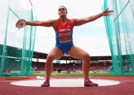 Sandra Perkovic ylittänyt jo 70 metriä Sandra Perkovic ylittänyt jo 70 metriä