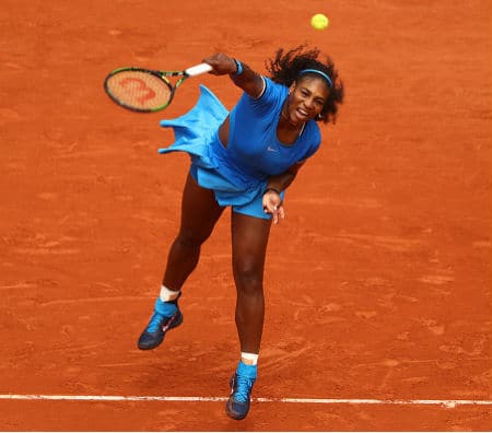 Serena Williams oli vaikeuksissa Ranskan avoimissa Serena Williams oli vaikeuksissa Ranskan avoimissa