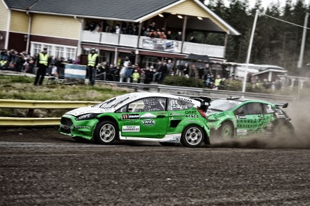 Atro Määttä rallicrossin voittoon Hyvinkäällä
