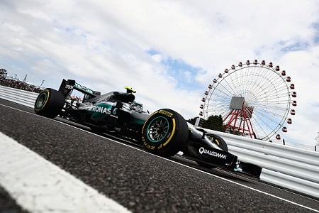 Rosberg ykkönen, aika-ajoissa sateen uhka Rosberg ykkönen, aika-ajoissa sateen uhka