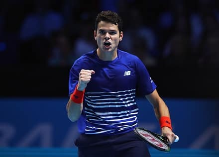 Raonic nappasi välieräpaikan Lontoossa