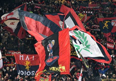 Rankkasade keskeytti ottelun Serie A:ssa Rankkasade keskeytti ottelun Serie A:ssa