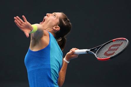 Tennistähti Andrea Petkovic täysin alamaissa