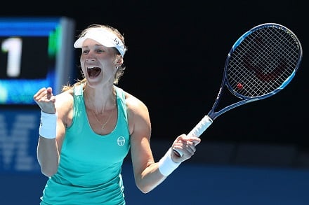 WTA-mestari laulukuoroon Australian avoimissa