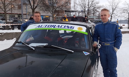Janne Kanerva ylivoimaiseen rallivoittoon Savonlinnassa