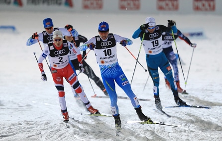 Huima taistelu miesten sprinttifinaalissa – Martti Jylhä piti haastajat takanaan