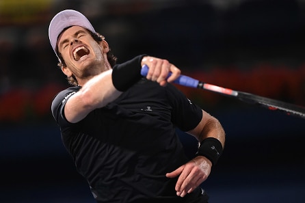 Loukkaantumisista kärsinyt Andy Murray palasi harjoituskentille