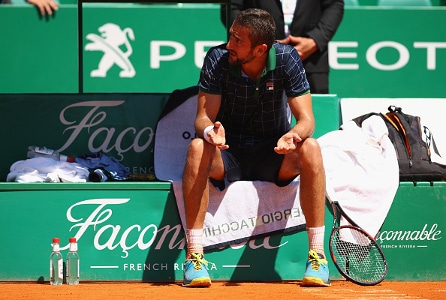 Mitäs nyt: Marin Cilic veti tyhjän arvan Monte Carlossa