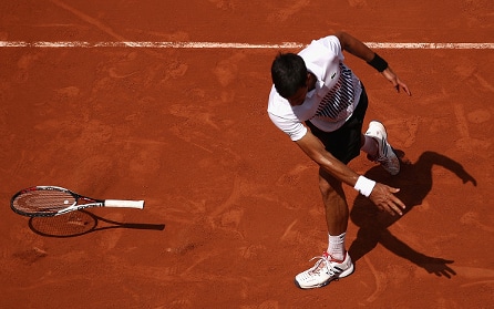 Novak Djokovic pelasi heikosti ja putosi