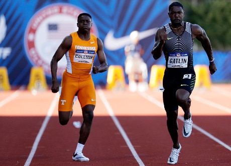 Christian Coleman takoi hirmuisen ajan miesten satasella Christian Coleman takoi hirmuisen ajan miesten satasella
