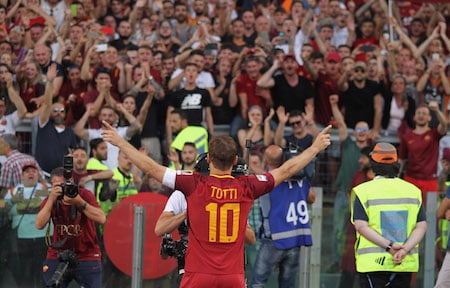 Francesco Totti jätti AS Roman