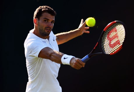 Dimitrov viiletti jatkoon – Tsongalle valtava pettymys