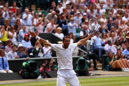 Wimbledonin ensimmäinen miesten finalisti selvillä