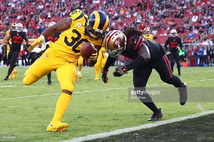 San Francisco 49ersin kiri jäi vajaaksi NFL:n pistejuhlassa