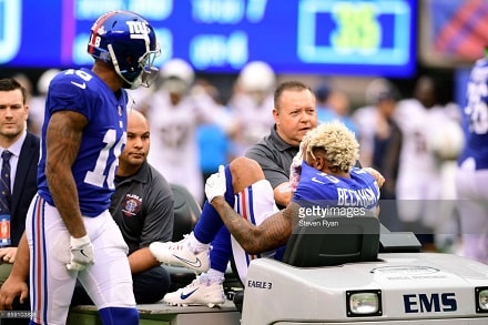 New York Giantsin kausi täyttä tuskaa – tappioputki jatkui ja supertähti mursi nilkkansa