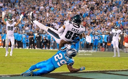 Philadelphia Eagles jatkoi vahvoja otteitaan NFL:ssa