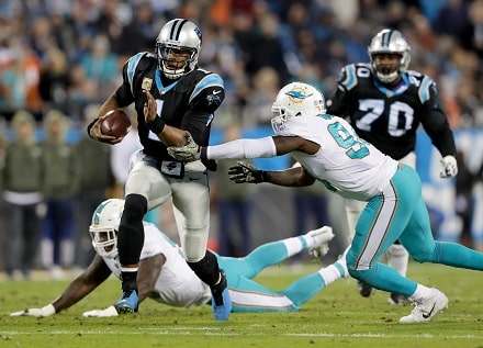 Carolina Panthers teki touchdownin viidellä peräkkäisellä hyökkäysvuorolla