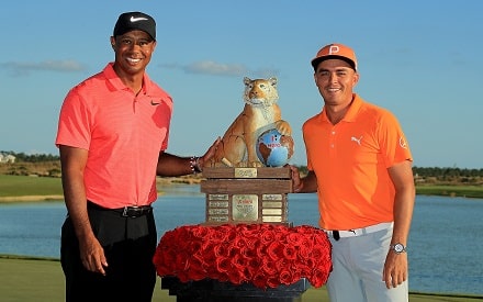 Tiger Woods yhdeksäs paluukilpailussaan – hurja päätöskierros nosti Rickie Fowlerin voittoon