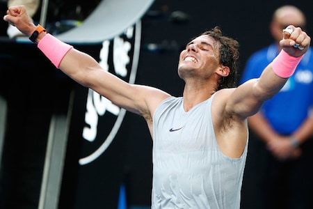 Rafael Nadal voitti hurjan taistelun Australian avoimissa – kehui vastustajaansa