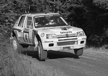 Ari Vatanen etuautomiehenä SM-rallissa