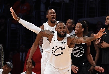 LeBron James NBA:n tähdistöottelun MVP