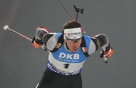 Itävaltalainen Julian Eberhard porhalsi voittoon Kontiolahdella – Fourcade jäi kirissä kakkoseksi