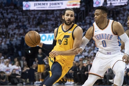 Jazz kävi ryöstöretkellä – Ricky Rubiolle NBA-uran ensimmäinen playoff-voitto