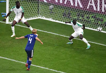 Senegal ja Japani jakoivat pisteet maali-iloittelussa