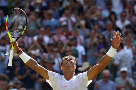 Rafael Nadal aloitti Wimbledonin vakuuttavalla tavalla