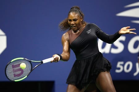 Serena Williams vei odotetun kohtaamisen selvin lukemin
