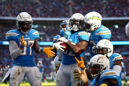 Los Angeles Chargers voitti Lontoossa