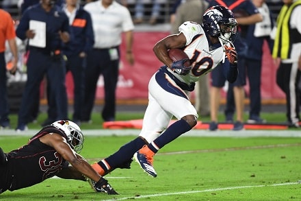 Denver Broncos laittoi hulinaksi NFL:ssä – laitahyökkääjä syötti yhden touchdownin, puolustus teki kaksi