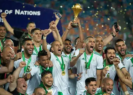 Algeria juhlii jalkapallomestaruutta
