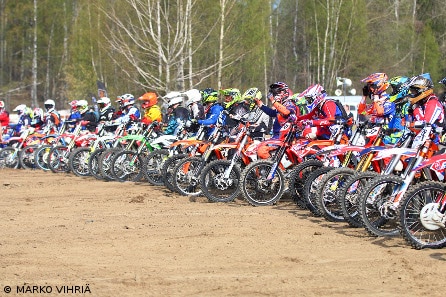 Moottoripyörät maastoon Kauhajoella, tähtenä enduron maailmanmestari Eero Remes Moottoripyörät maastoon Kauhajoella, tähtenä enduron maailmanmestari Eero Remes